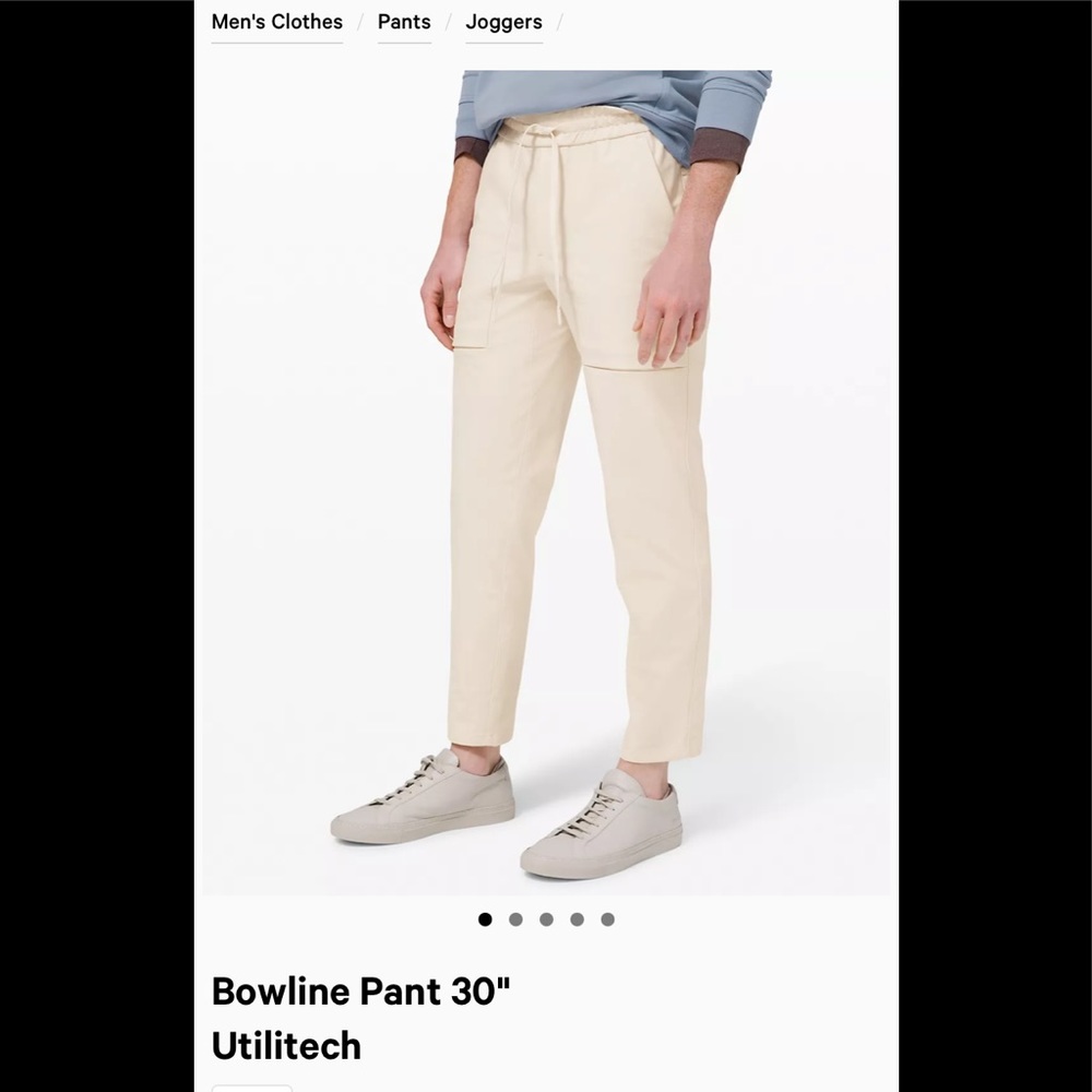 LULULEMON MENS BOWLINE PANT! **NEW!!!** Size 34!!